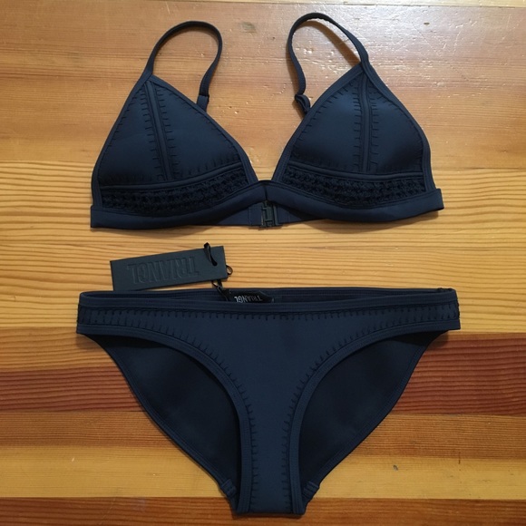 triangl swimwear Other - TOP ONLY Triangl Gigi Moroccan Midnight Small ++